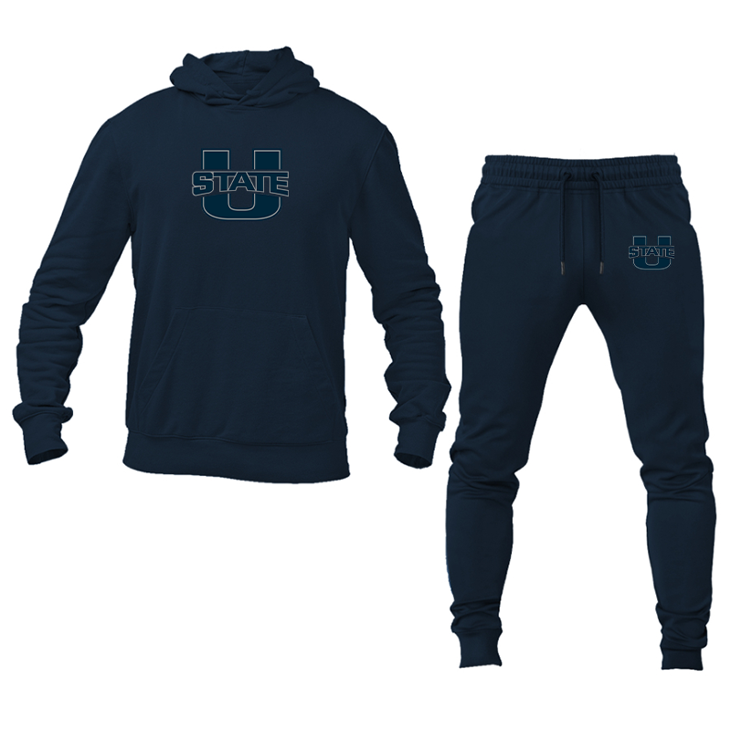 Men's Utah State Aggies Hoodie Joggers Set